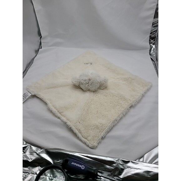 Elegant Baby White Lamb Lovey Security Blanket Replacement 10" X 10" Leui - Picture 10 of 16